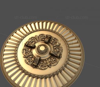 3D model Round shield (STL)